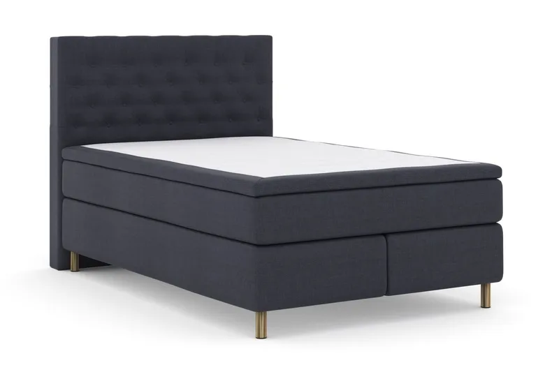 Select No 5 Kontinentalseng 140x200 Medium Watergel - Blå/metal - Møbler - Senge - Kontinentalsenge