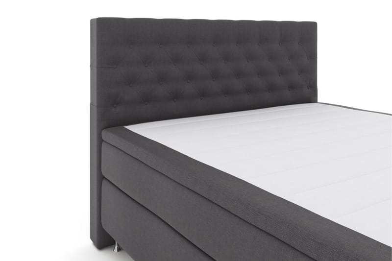Select No 5 Kontinentalseng 160x200 hård Latex - mørkegrå/sølv - Møbler - Senge - Kontinentalsenge