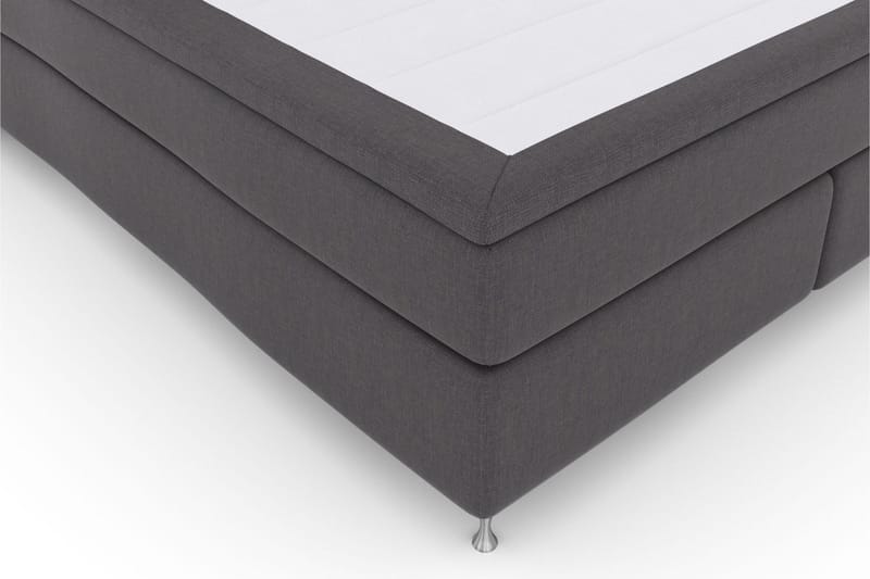 Select No 5 Kontinentalseng 160x200 hård Latex - mørkegrå/sølv - Møbler - Senge - Kontinentalsenge