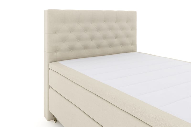 Select No 5 Kontinentalseng 160x200 hård Watergel - Beige/metal V-Form - Møbler - Senge - Kontinentalsenge