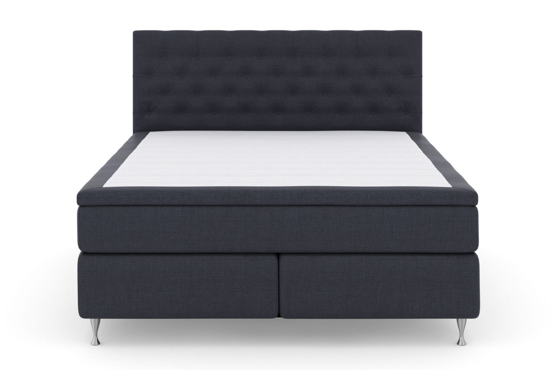 Select No 5 Kontinentalseng 180x200 hård Latex - Blå/sølv - Møbler - Senge - Kontinentalsenge