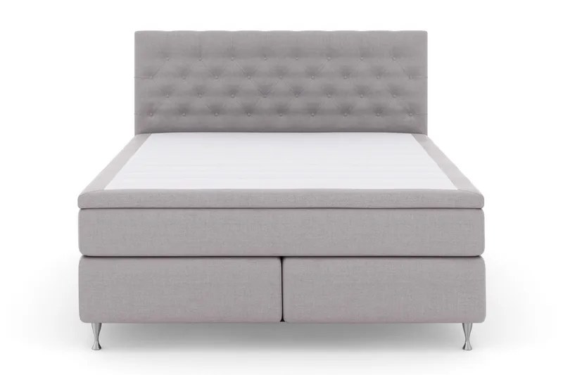 Select No 5 Kontinentalseng 210x210 hård Watergel - lysegrå/sølv - Møbler - Senge - Kontinentalsenge