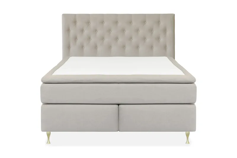 Select No 5 Kontinentalseng 210x210 Medium Latex - Beige/Guld - Møbler - Senge - Kontinentalsenge