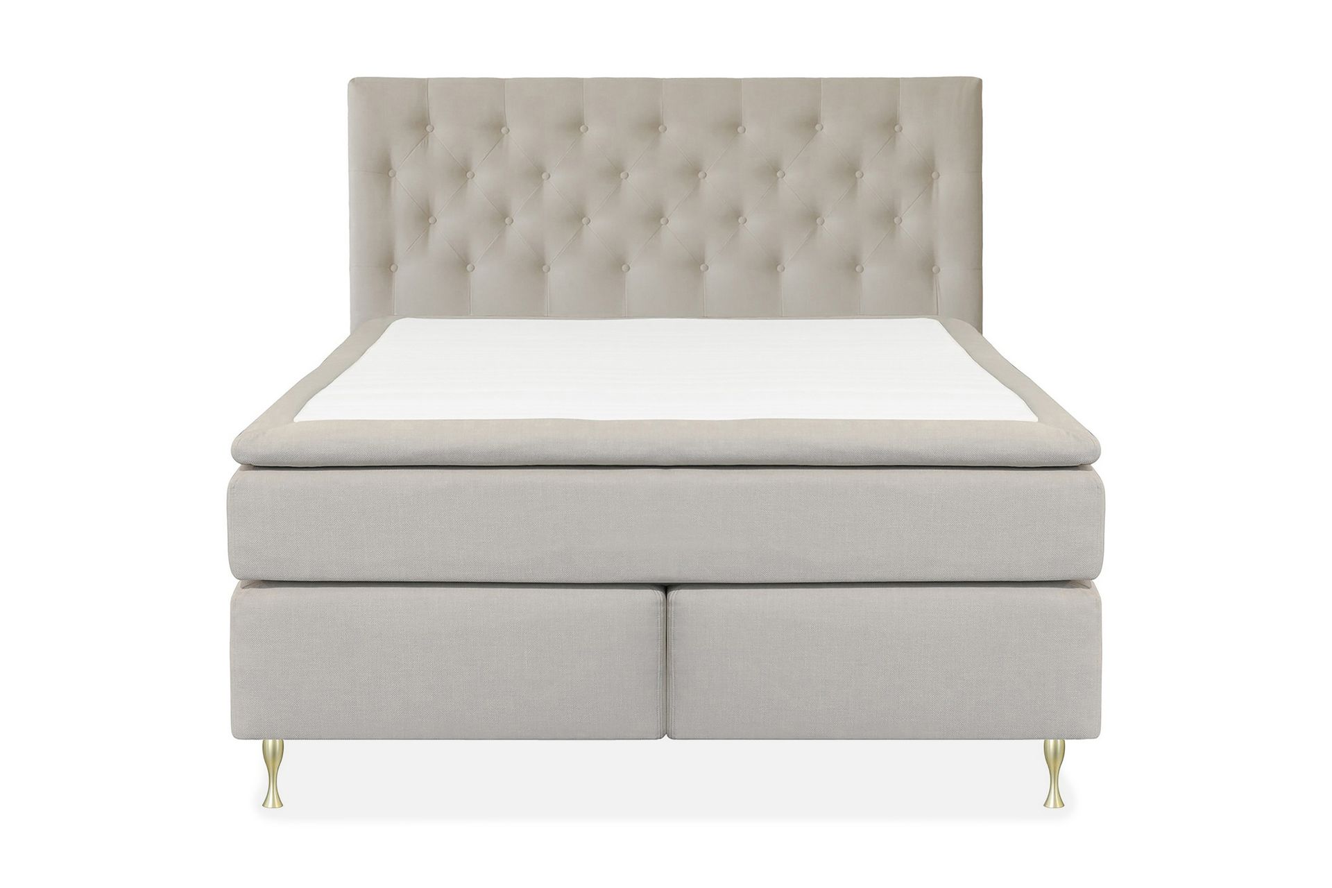Select No 5 Kontinentalseng 210x210 Medium Latex - Beige/Guld - Møbler - Senge - Kontinentalsenge
