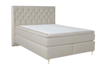 Select No 5 Kontinentalseng 210x210 Medium Latex - Beige/Guld - Møbler - Senge - Kontinentalsenge
