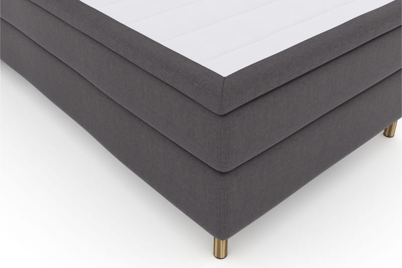 Select No 6 Komplet Sengepakke 120x200 Fast Latex/Memory - Mørkegrå/Kobber - Møbler - Senge - Kontinentalsenge