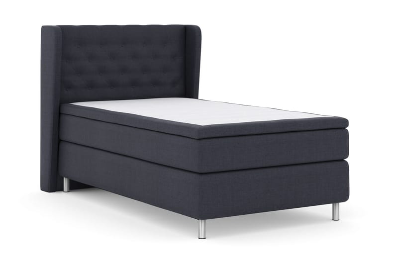 Select No 6 Komplet Sengepakke 120x200 Fast Memory/Pocket - Blå/Metal - Møbler - Senge - Komplet sengepakke