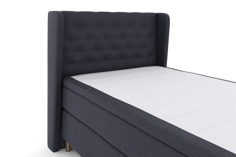 Select No 6 Komplet Sengepakke 120x200 Fast Memory/Pocket - Blå/Metal - Møbler - Senge - Komplet sengepakke