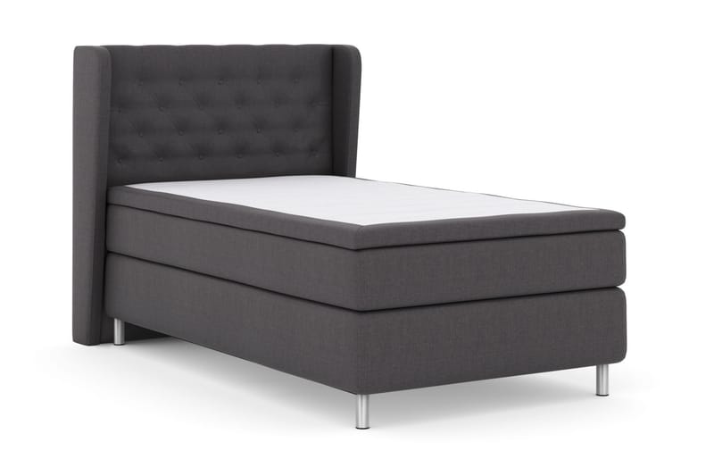 Select No 6 Komplet Sengepakke 120x200 Fast Memory/Pocket - Mørkegrå/Metal - Møbler - Senge - Komplet sengepakke