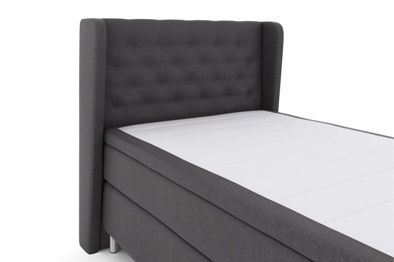 Select No 6 Komplet Sengepakke 120x200 Fast Memory/Pocket - Mørkegrå/Metal - Møbler - Senge - Komplet sengepakke