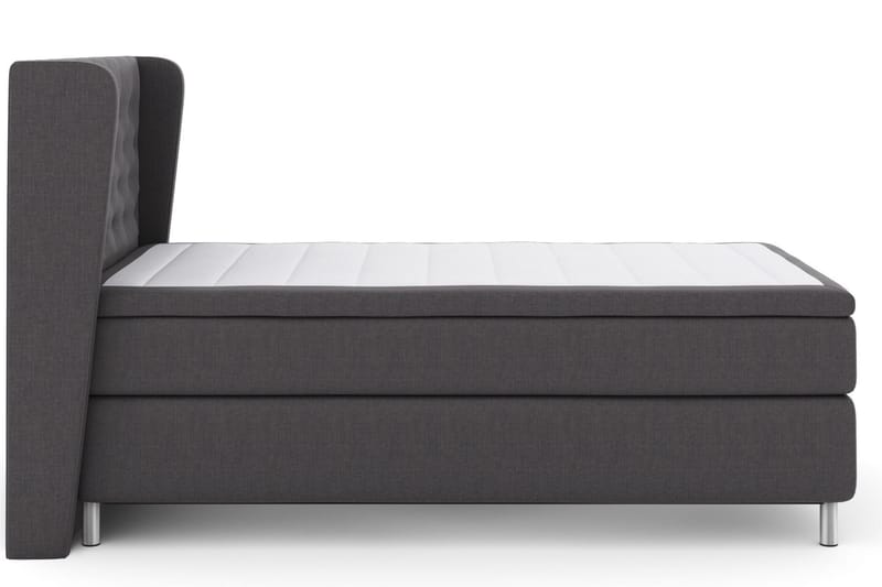 Select No 6 Komplet Sengepakke 120x200 Fast Memory/Pocket - Mørkegrå/Metal - Møbler - Senge - Komplet sengepakke
