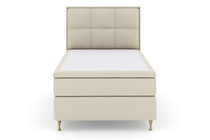 Select No 6 Komplet Sengepakke 120x200 Fast Watergel - Beige/Guld - Møbler - Senge - Kontinentalsenge
