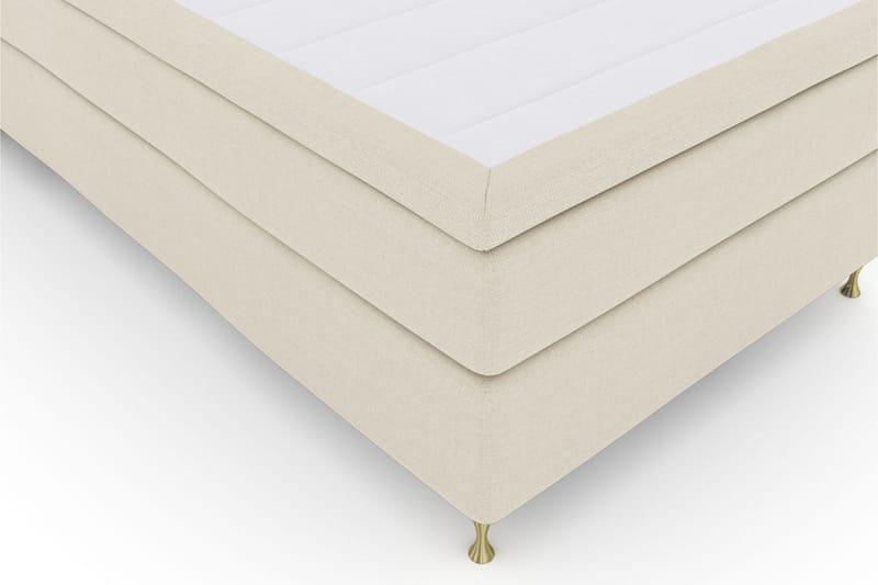 Select No 6 Komplet Sengepakke 120x200 Fast Watergel - Beige/Guld - Møbler - Senge - Komplet sengepakke