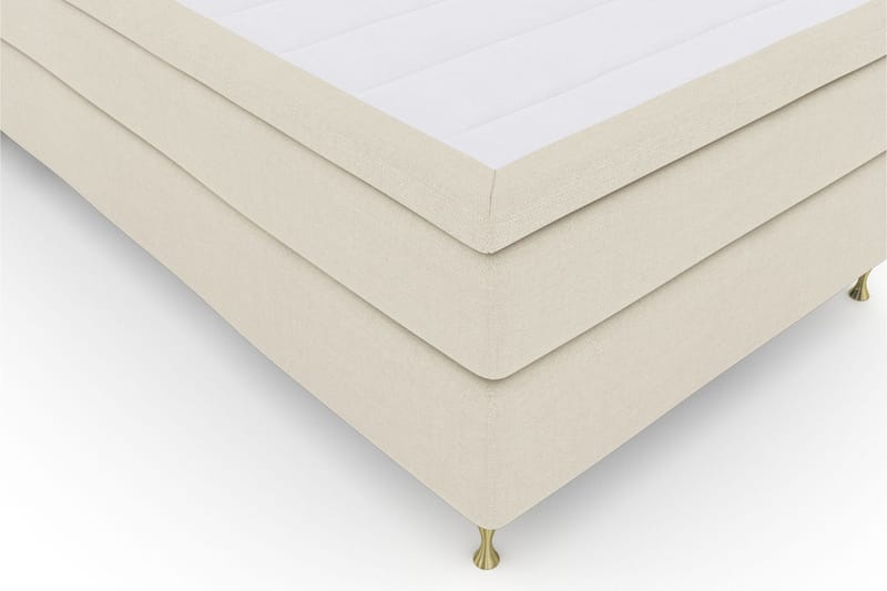 Select No 6 Komplet Sengepakke 120x200 Fast Watergel - Beige/Guld - Møbler - Senge - Kontinentalsenge