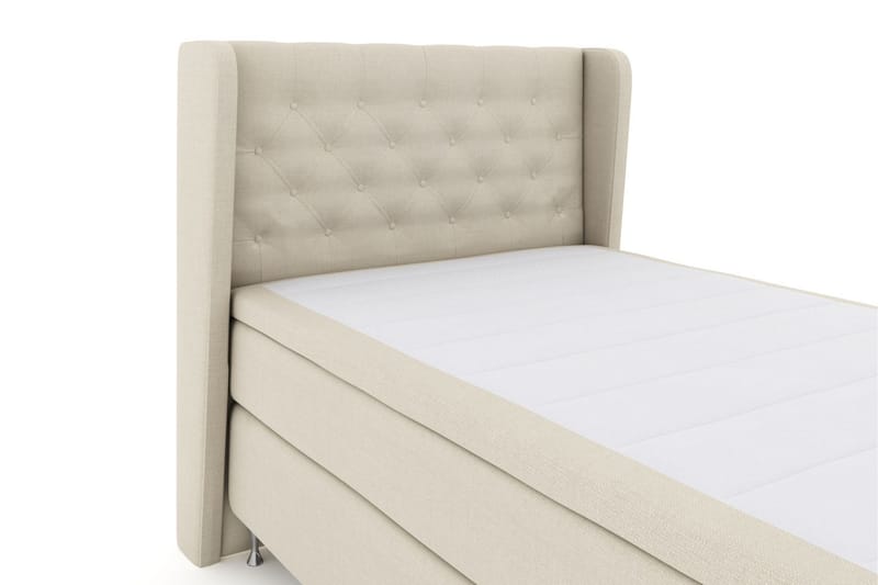 Select No 6 Komplet Sengepakke 120x200 Fast Watergel - Beige/Sølv - Møbler - Senge - Komplet sengepakke