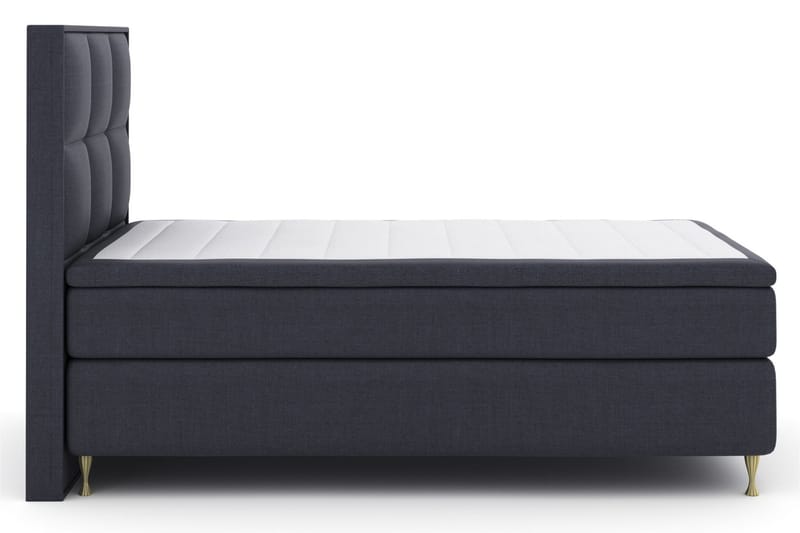 Select No 6 Komplet Sengepakke 120x200 Fast Watergel - Blå/Guld - Møbler - Senge - Komplet sengepakke