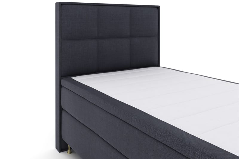 Select No 6 Komplet Sengepakke 120x200 Fast Watergel - Blå/Guld - Møbler - Senge - Komplet sengepakke