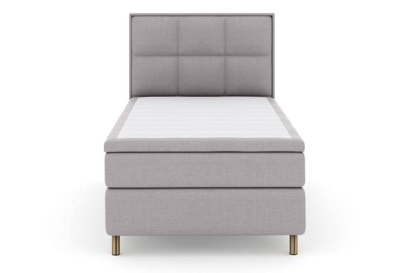 Select No 6 Komplet Sengepakke 120x200 Fast Watergel - Lysegrå/Kobber - Møbler - Senge - Komplet sengepakke
