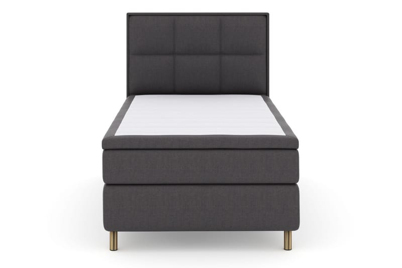 Select No 6 Komplet Sengepakke 120x200 Fast Watergel - Mørkegrå/Kobber - Møbler - Senge - Komplet sengepakke