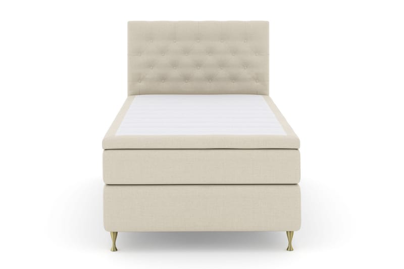 Select No 6 Komplet Sengepakke 120x200 Medium Memory/Pocket - Beige/Guld - Møbler - Senge - Komplet sengepakke