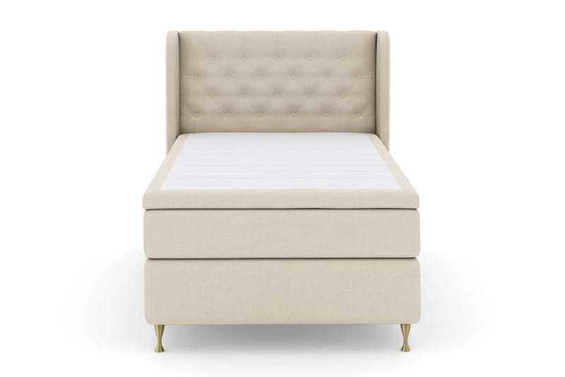 Select No 6 Komplet Sengepakke 120x200 Medium Memory/Pocket, Beige/Guld