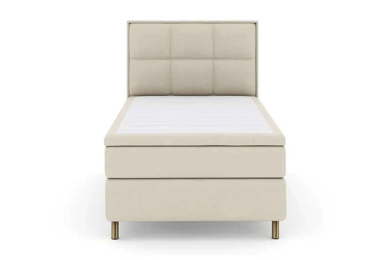 Select No 6 Komplet Sengepakke 120x200 Medium Memory/Pocket, Beige/Kobber
