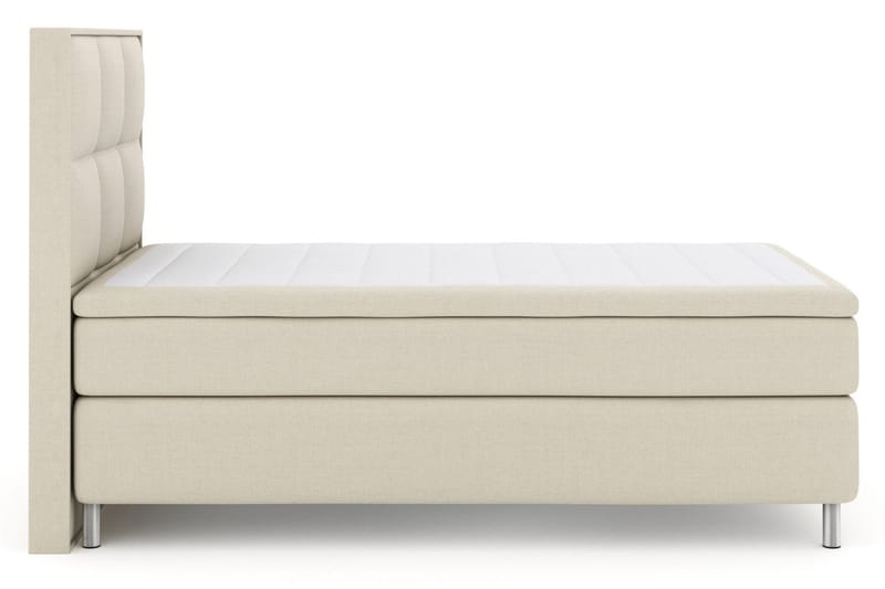 Select No 6 Komplet Sengepakke 120x200 Medium Memory/Pocket - Beige/Metal - Møbler - Senge - Kontinentalsenge