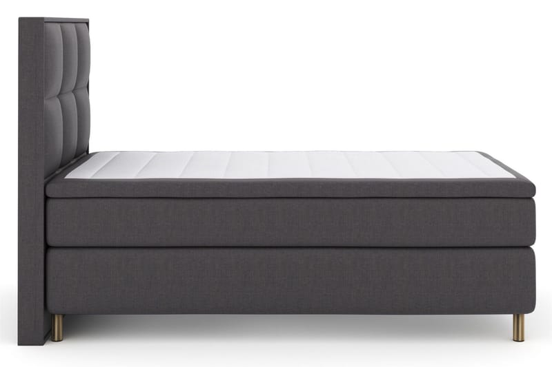 Select No 6 Komplet Sengepakke 120x200 Medium Memory/Pocket - Mørkegrå/Kobber - Møbler - Senge - Kontinentalsenge