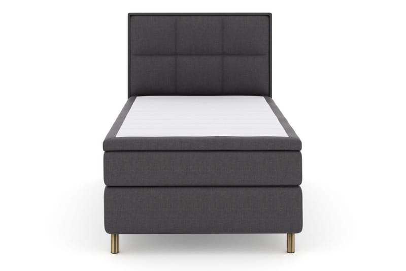 Select No 6 Komplet Sengepakke 120x200 Medium Memory/Pocket - Mørkegrå/Kobber - Møbler - Senge - Kontinentalsenge