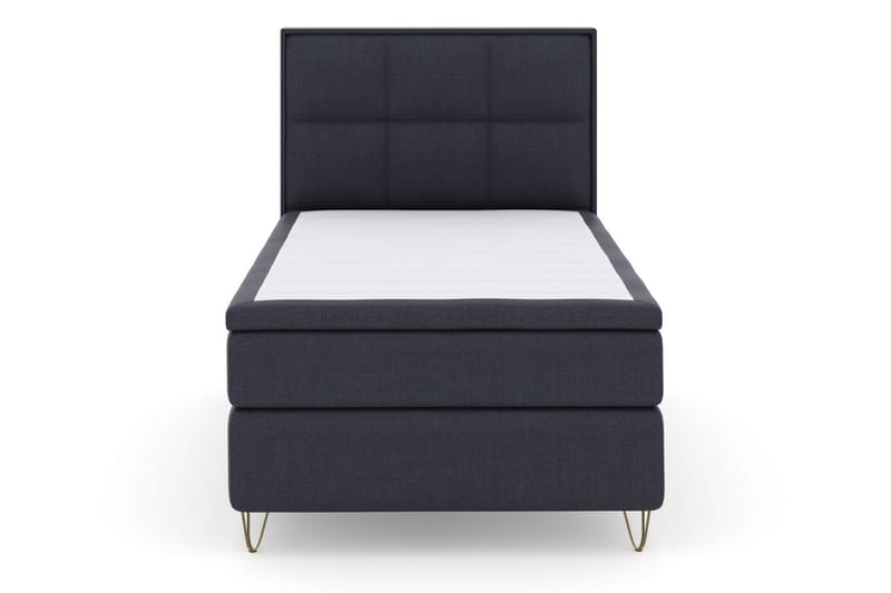 Select No 6 Komplet Sengepakke 120x200 Medium Watergel - Blå/Metal V-form - Møbler - Senge - Komplet sengepakke
