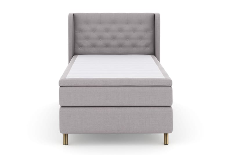 Select No 6 Komplet Sengepakke 120x200 Medium Watergel - Lysegrå/Kobber - Møbler - Senge - Komplet sengepakke