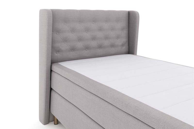 Select No 6 Komplet Sengepakke 120x200 Medium Watergel - Lysegrå/Kobber - Møbler - Senge - Komplet sengepakke