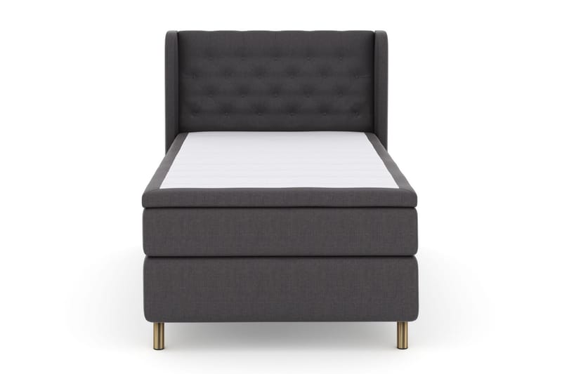 Select No 6 Komplet Sengepakke 120x200 Medium Watergel - Mørkegrå/Kobber - Møbler - Senge - Komplet sengepakke