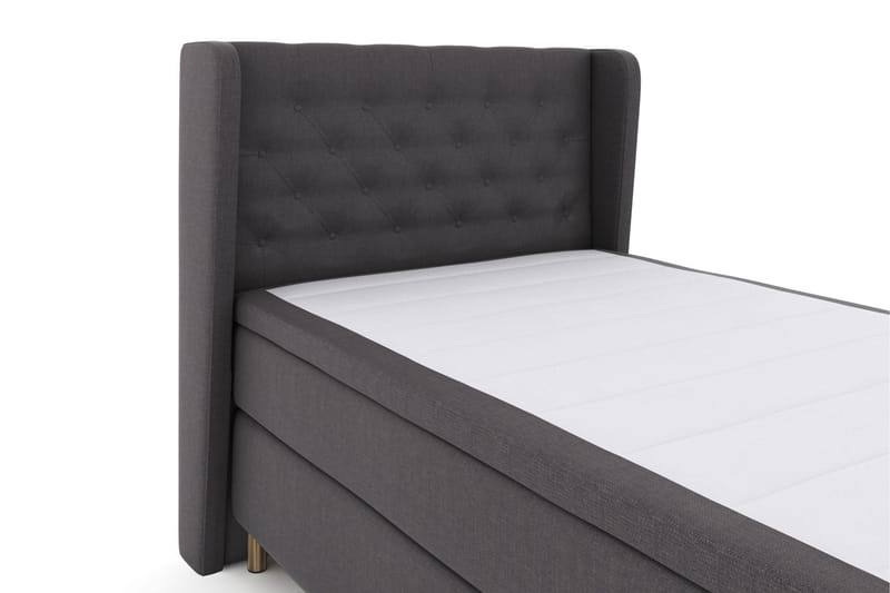 Select No 6 Komplet Sengepakke 120x200 Medium Watergel - Mørkegrå/Kobber - Møbler - Senge - Komplet sengepakke