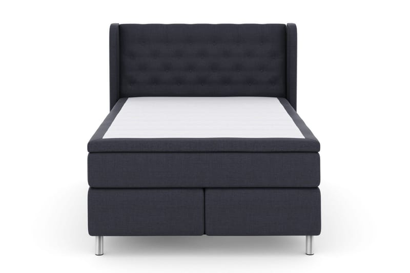 Select No 6 Komplet Sengepakke 140x200 Fast Latex/Memory - Blå/Metal - Møbler - Senge - Kontinentalsenge