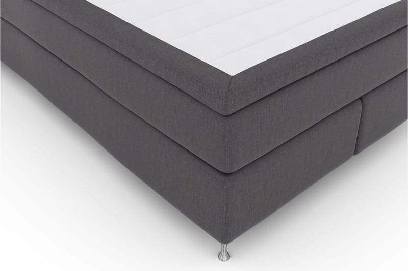 Select No 6 Komplet Sengepakke 140x200 Fast Latex/Memory - Mørkegrå/Sølv - Møbler - Senge - Kontinentalsenge