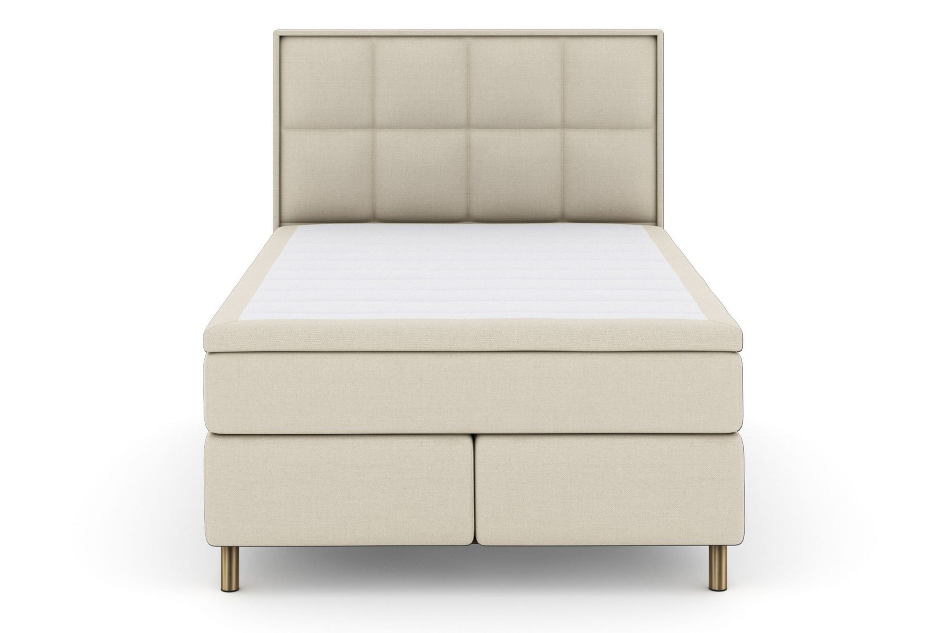 Select No 6 Komplet Sengepakke 140x200 Fast Watergel - Beige/Kobber - Møbler - Senge - Komplet sengepakke