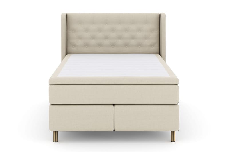 Select No 6 Komplet Sengepakke 140x200 Fast/Medium Watergel - Beige/Kobber - Møbler - Senge - Komplet sengepakke