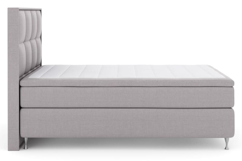 Select No 6 Komplet Sengepakke 140x200 Fast/Medium Watergel - Lysegrå/Sølv - Møbler - Senge - Komplet sengepakke