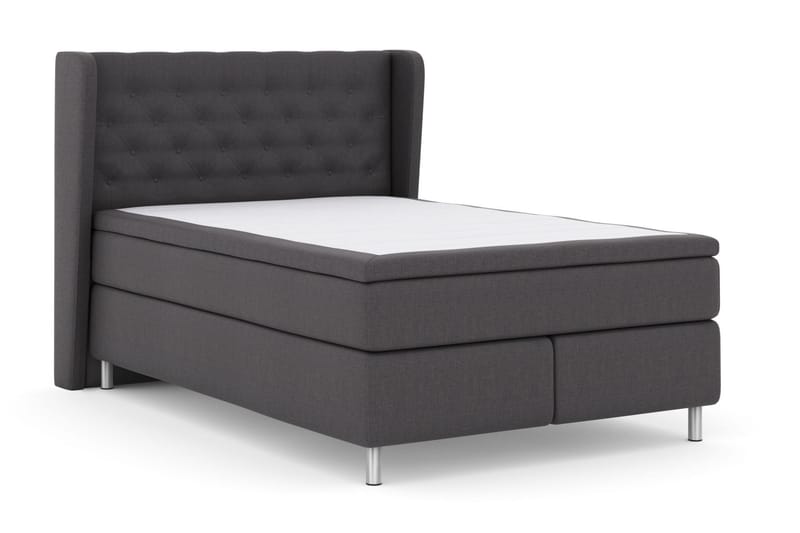 Select No 6 Komplet Sengepakke 140x200 Fast/Medium Watergel - Mørkegrå/Metal - Møbler - Senge - Komplet sengepakke