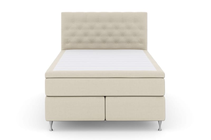 Select No 6 Komplet Sengepakke 140x200 F/M Latex/Memory - Beige/Sølv - Komplet sengepakke - Kontinentalsenge - Dobbeltsenge