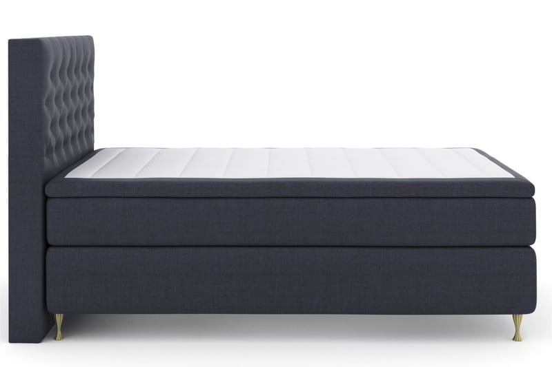 Select No 6 Komplet Sengepakke 140x200 F/M Latex/Memory - Blå/Guld - Møbler - Senge - Kontinentalsenge