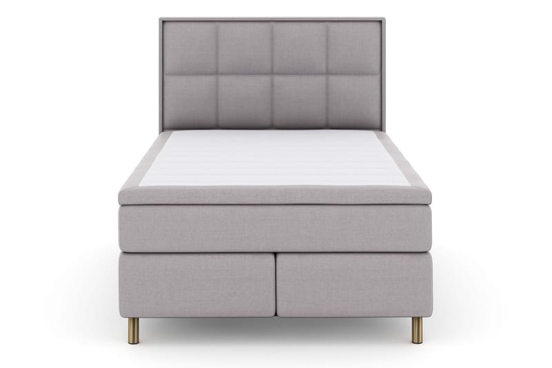 Select No 6 Komplet Sengepakke 140x200 F/M Latex/Memory - Lysegrå/Kobber - Møbler - Senge - Komplet sengepakke