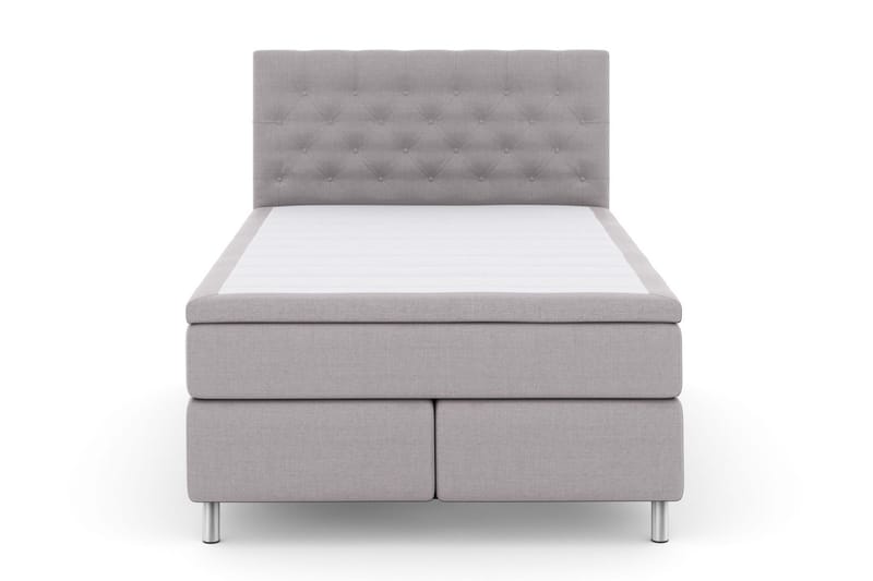 Select No 6 Komplet Sengepakke 140x200 F/M Latex/Memory - Lysegrå/Metal - Møbler - Senge - Komplet sengepakke