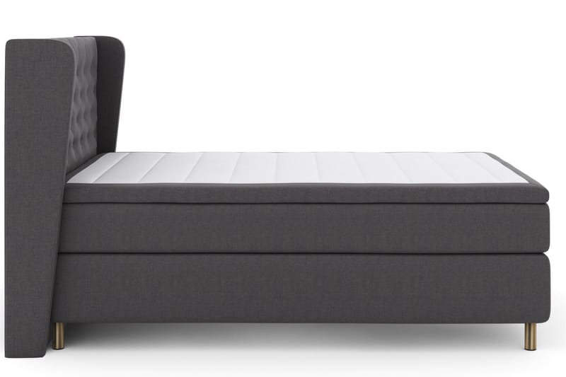 Select No 6 Komplet Sengepakke 140x200 F/M Latex/Memory - Mørkegrå/Kobber - Møbler - Senge - Komplet sengepakke