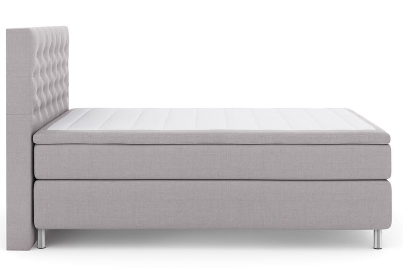 Select No 6 Komplet Sengepakke 140x200 F/M Memory/Pocket - Lysegrå/Metal - Møbler - Senge - Komplet sengepakke