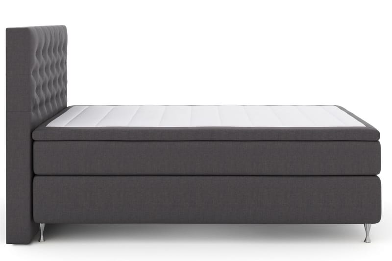 Select No 6 Komplet Sengepakke 140x200 F/M Memory/Pocket - Mørkegrå/Sølv - Møbler - Senge - Kontinentalsenge