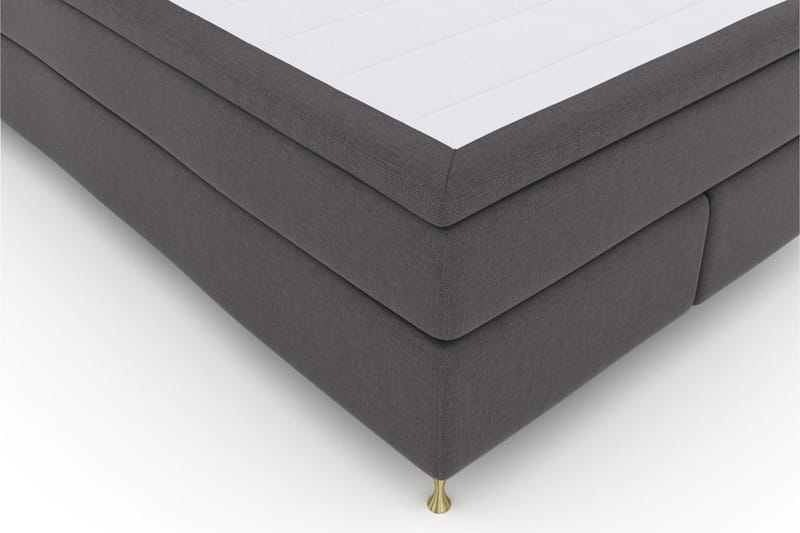 Select No 6 Komplet Sengepakke 140x200 Medium Latex/Memory - Mørkegr å/Guld - Møbler - Senge - Kontinentalsenge