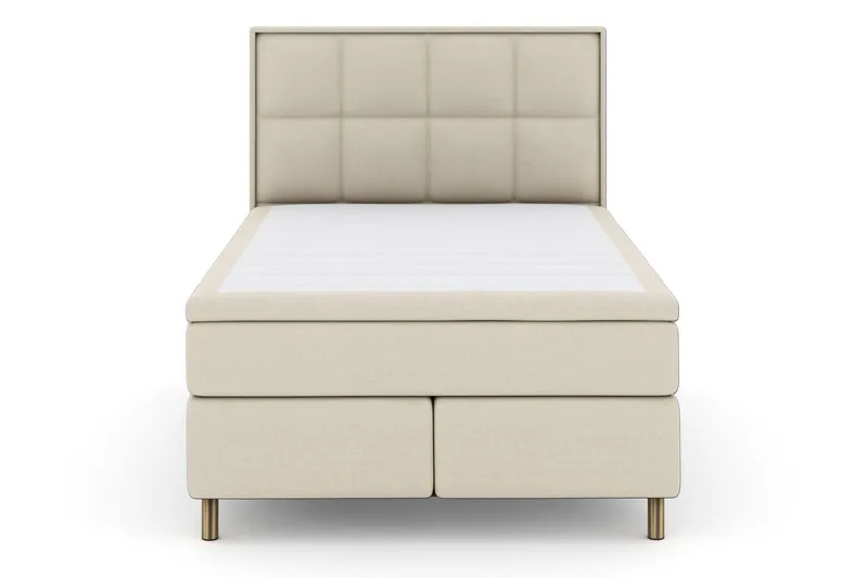 Select No 6 Komplet Sengepakke 140x200 Medium Memory/Pocket, Beige/Kobber