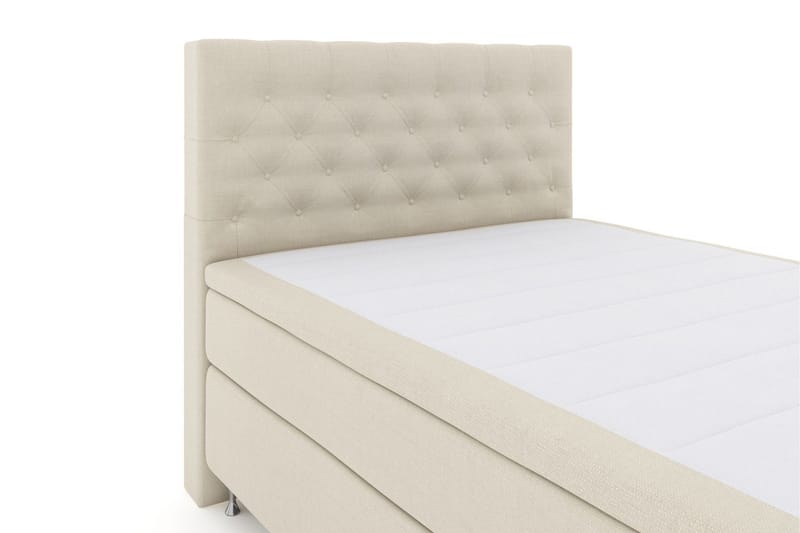 Select No 6 Komplet Sengepakke 140x200 Medium Memory/Pocket - Beige/Sølv - Møbler - Senge - Kontinentalsenge